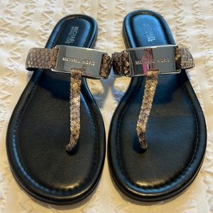 Michael Kors Snake Skin Sandals